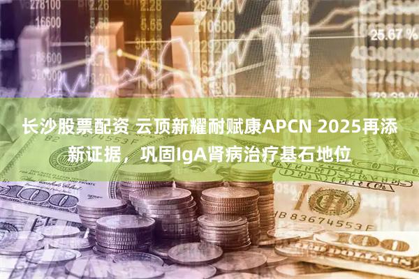 长沙股票配资 云顶新耀耐赋康APCN 2025再添新证据，巩固IgA肾病治疗基石地位